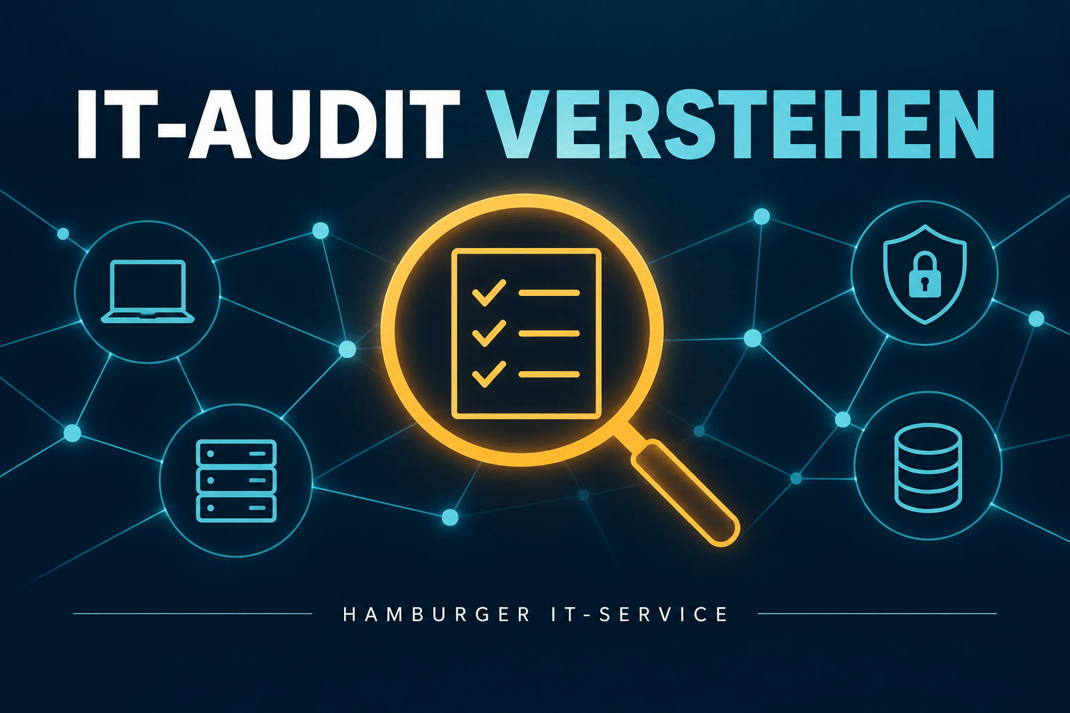 IT-Audit für Unternehmen mit Prüfplan und sichtbaren Risiken
