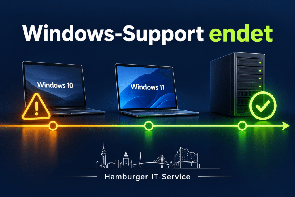 Windows-Supportende und planbarer Übergang für Unternehmen