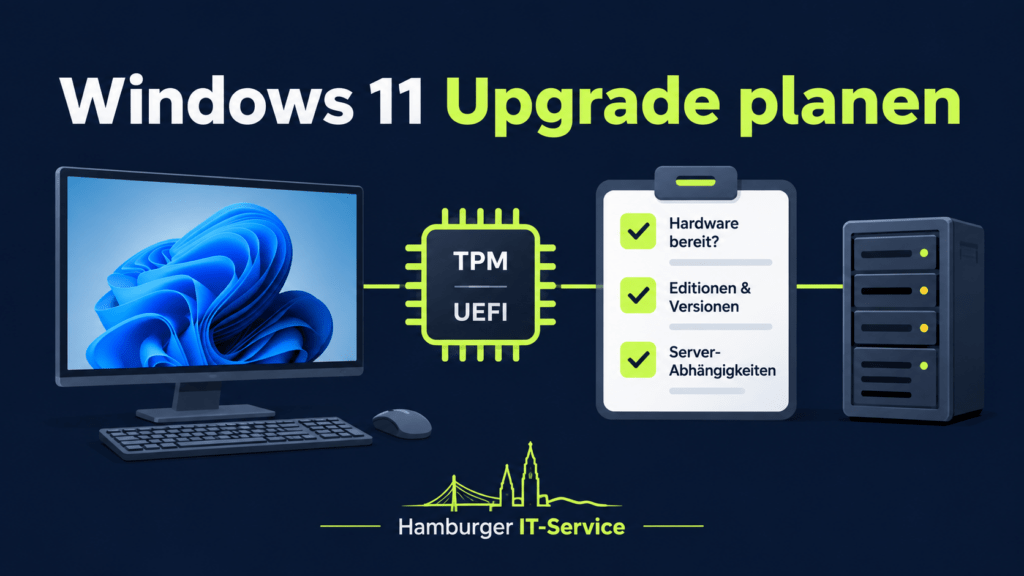 Windows-11-Upgrade mit Hardware- und Serverprüfung planen