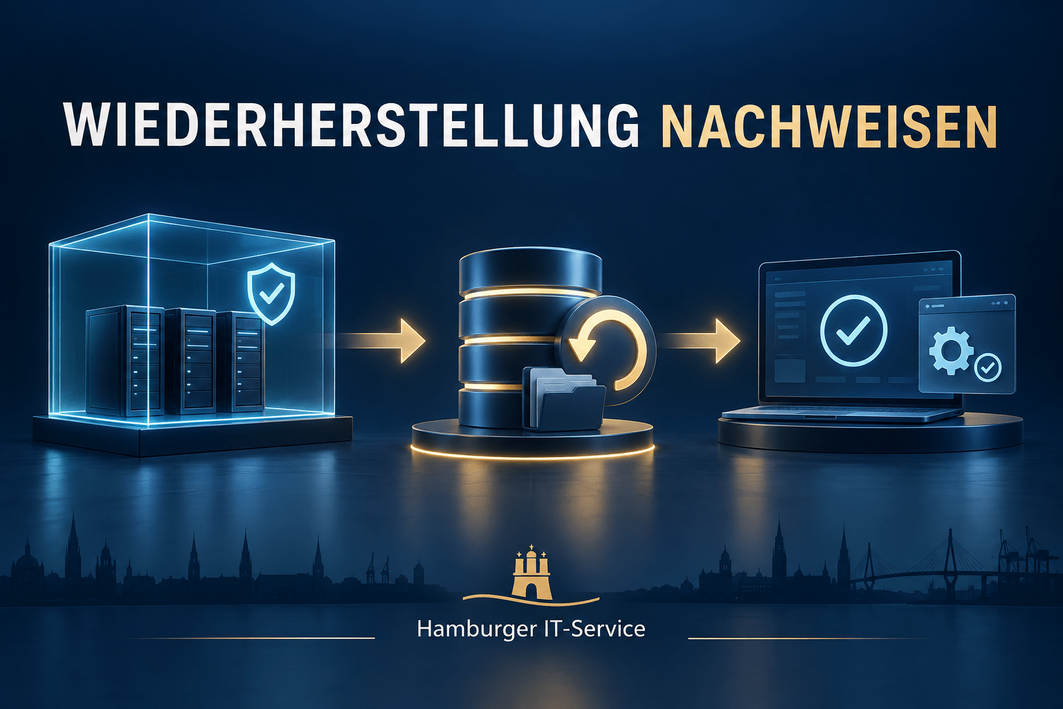 Wiederherstellung nachweisen: Isolierte Testumgebung, Datenrücksicherung und Funktionsprüfung