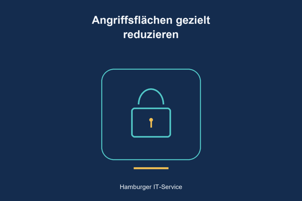 Schloss als Symbol für eine sicher konfigurierte Unternehmens-IT
