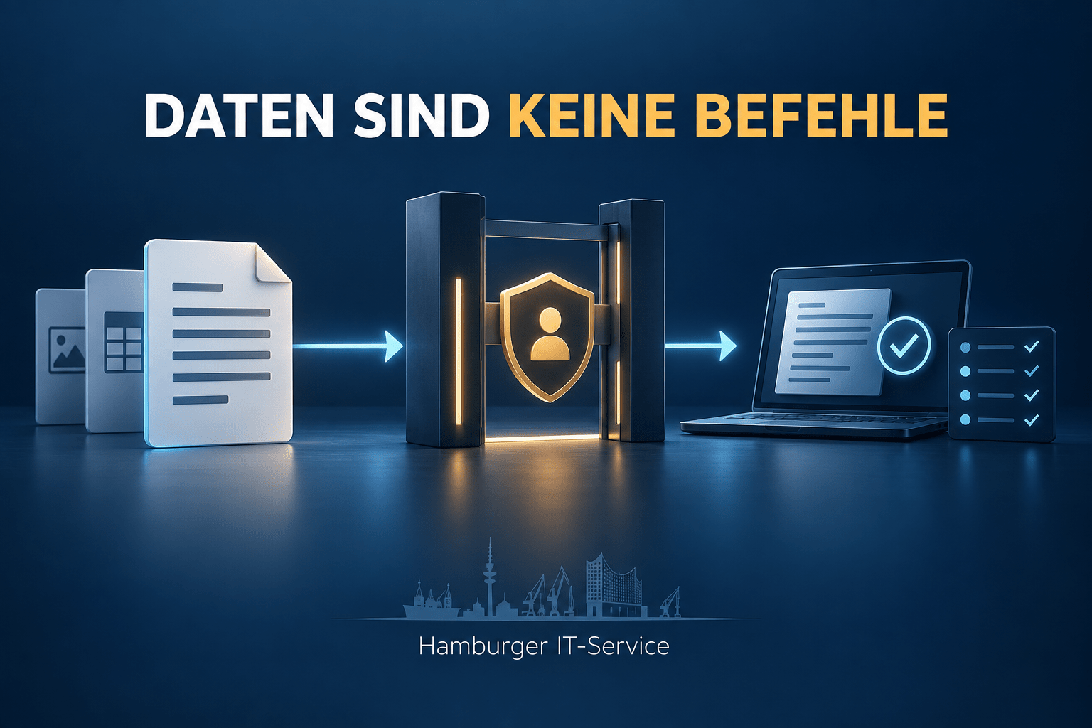 Daten sind keine Befehle: Dokumente passieren eine unabhängige Berechtigungsprüfung vor einer Aktion