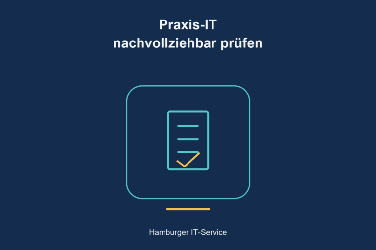 Prüfung der Praxis-IT: Dokumentation, Zugriffsrechte und Systeme als schematische Darstellung