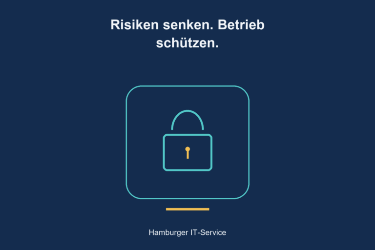Schloss als Symbol für begrenzte Zugriffe und den Schutz des Betriebs