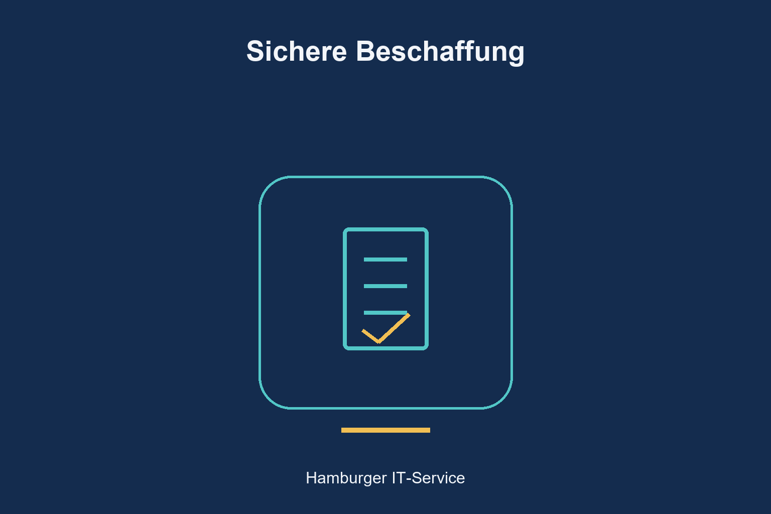 Sichere Beschaffung: Dokumentation als Symbol für nachvollziehbare Sicherheitsentscheidungen.