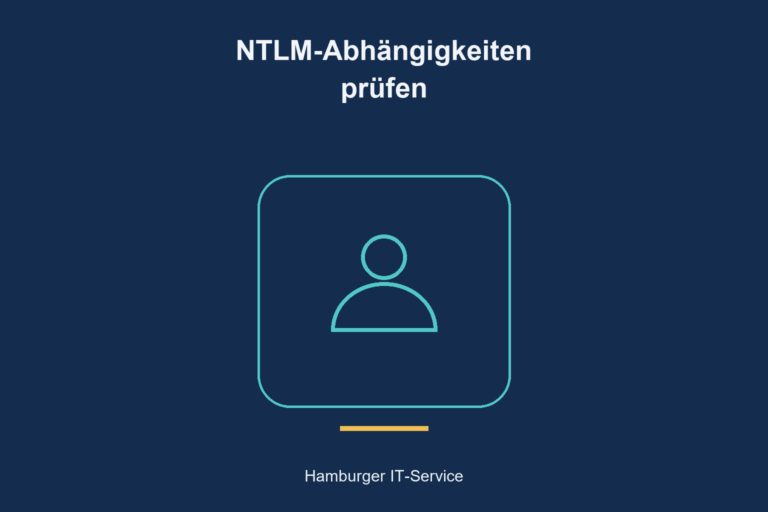 NTLM-Abhängigkeiten prüfen: schematisches Themenbild