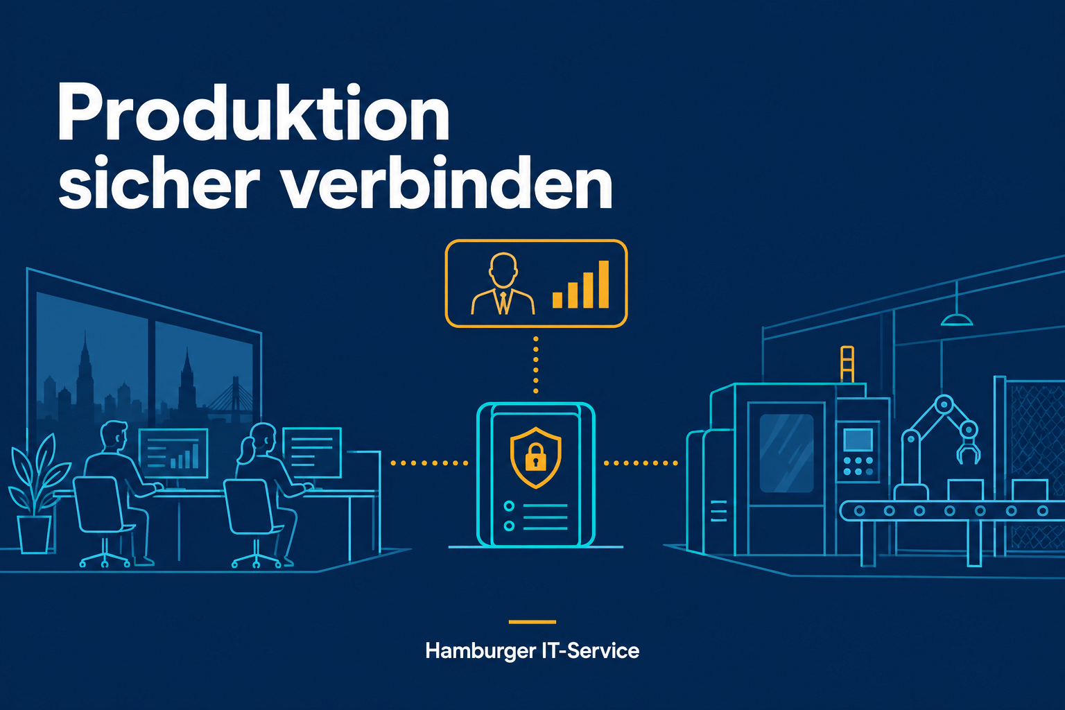 Sichere Übergänge zwischen Verwaltung und Produktion für Industriekunden in Hamburg und Pinneberg