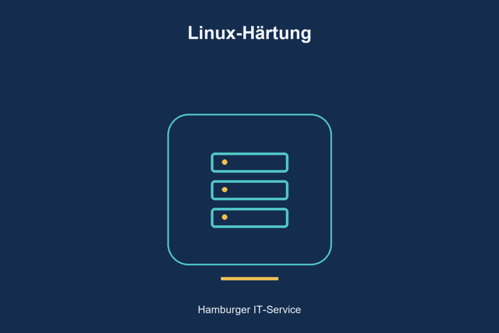 Linux-Härtung: schematisches Themenbild