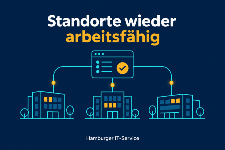 Eine zentrale Anwendung verbindet mehrere wieder arbeitsfähige Standorte.