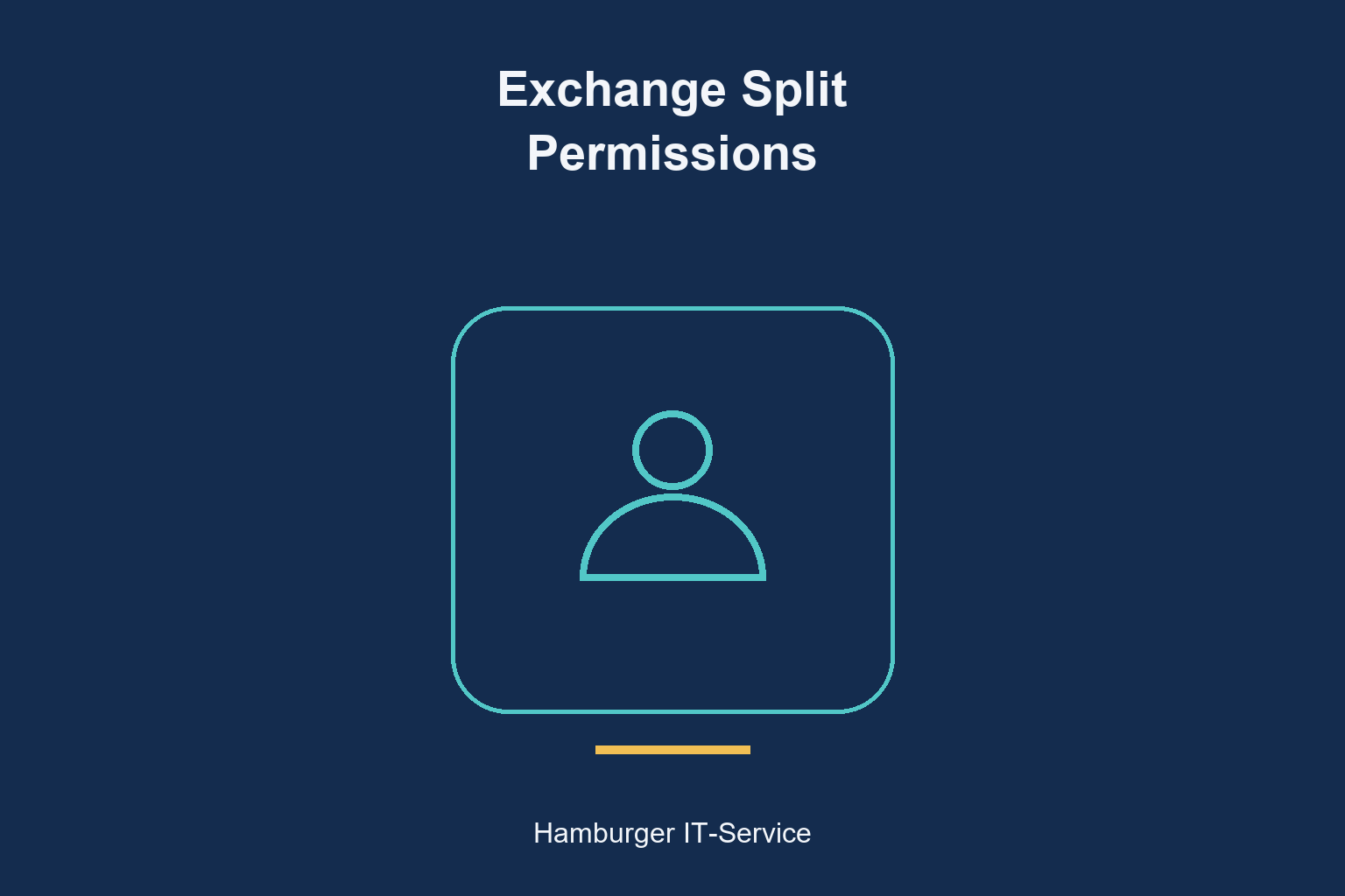 Exchange Split Permissions: schematisches Themenbild