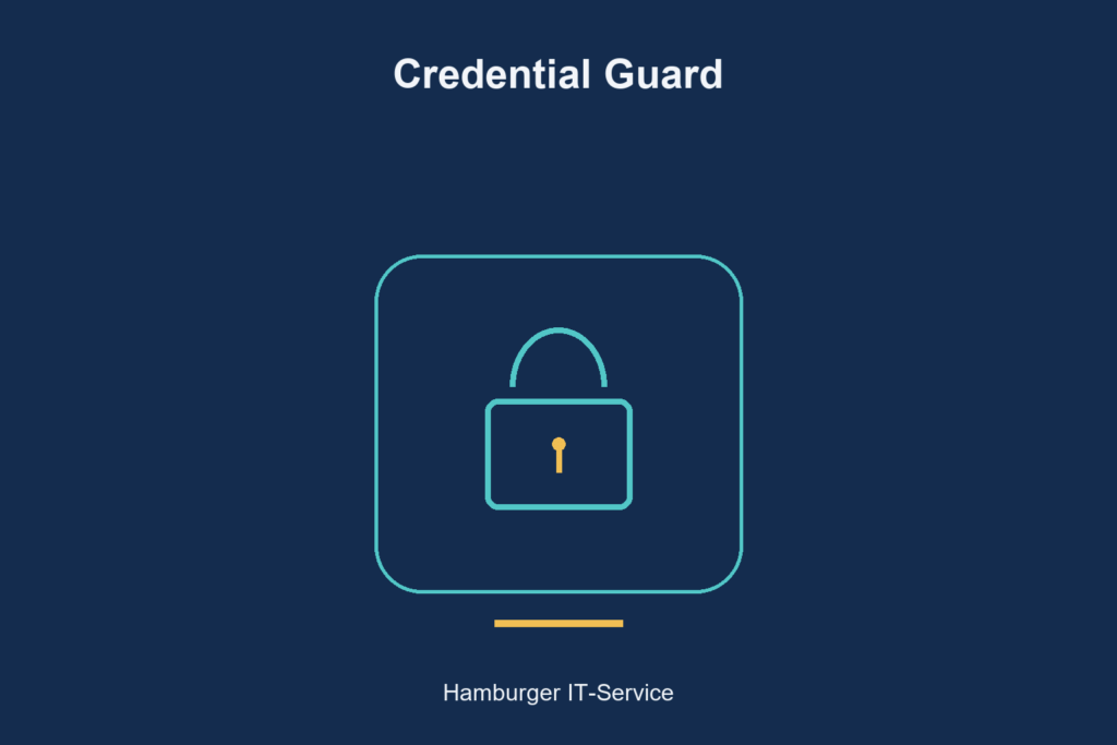 Credential Guard: zentrales Symbol für Schutz von Anmeldeinformationen