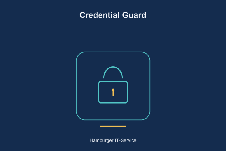 Credential Guard: zentrales Symbol für Schutz von Anmeldeinformationen