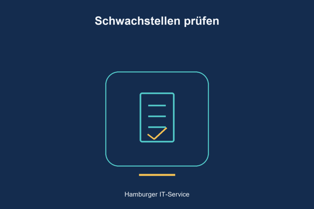 Schwachstellen prüfen: Dokumentation als Symbol für nachvollziehbare Sicherheitsentscheidungen.