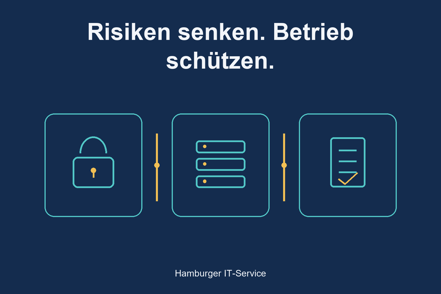 Schloss, Server und Prüfprotokoll als Bausteine für geschützte und wiederherstellbare IT