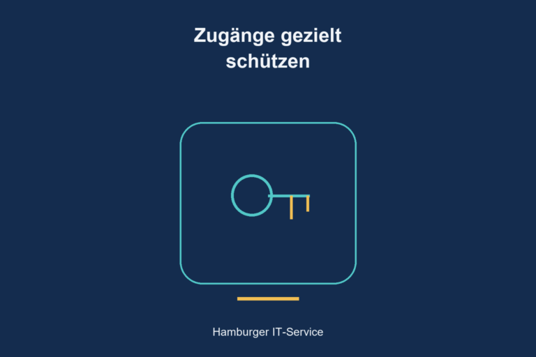 Zugänge gezielt schützen: schematisches Titelmotiv