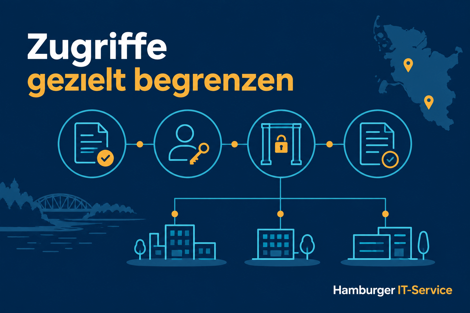 Technische Absicherung der Administration über mehrere Standorte in Geesthacht und Schleswig-Holstein