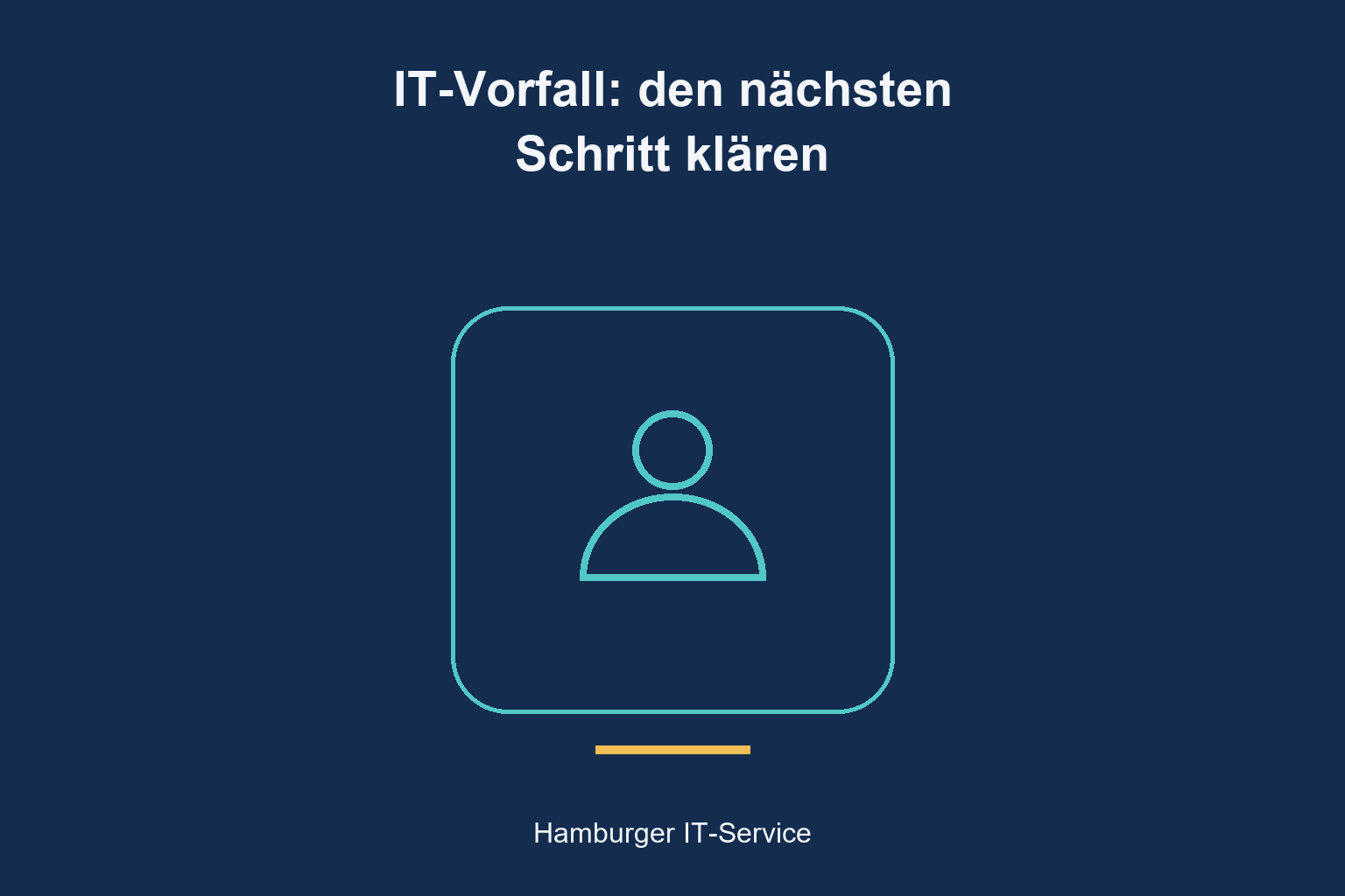 Ansprechpartner als Symbol für Hilfe bei einem IT-Vorfall