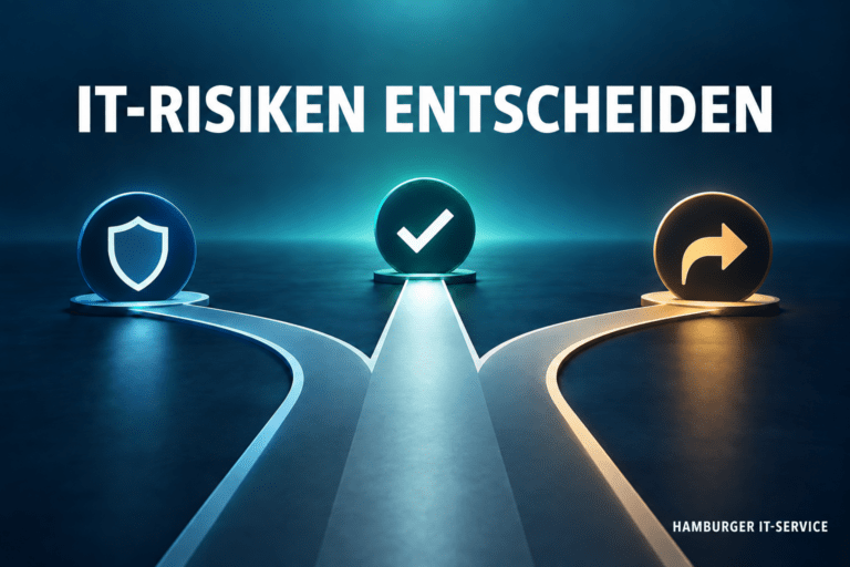 IT-Risiken entscheiden: drei kontrollierte Handlungswege