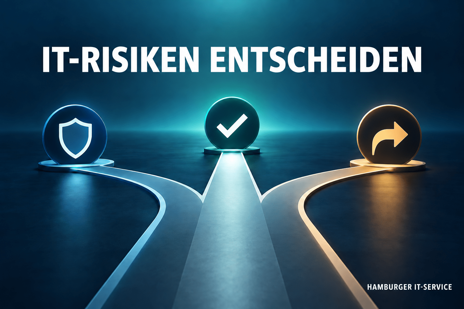 IT-Risiken entscheiden: drei kontrollierte Handlungswege