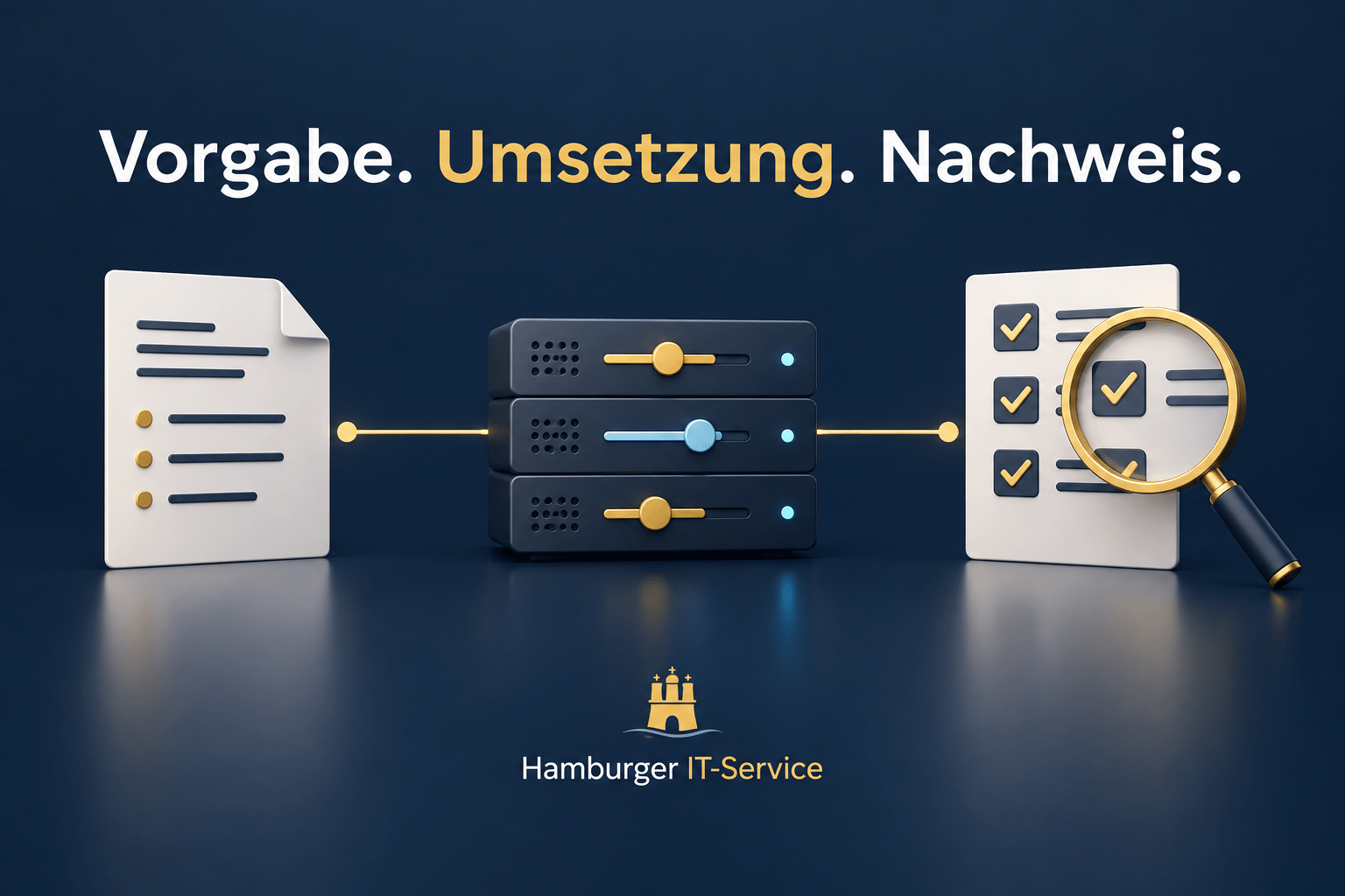 Von der Sicherheitsvorgabe über die Konfiguration zum überprüfbaren Nachweis