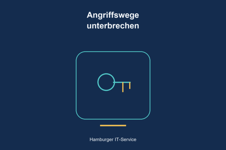 Schlüsselsymbol für die Absicherung von Unternehmenszugängen